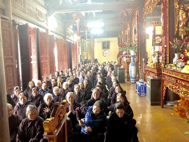 Đông Anh: Lễ kỷ niệm ngày Đức Phật thành đạo chùa Linh Thông