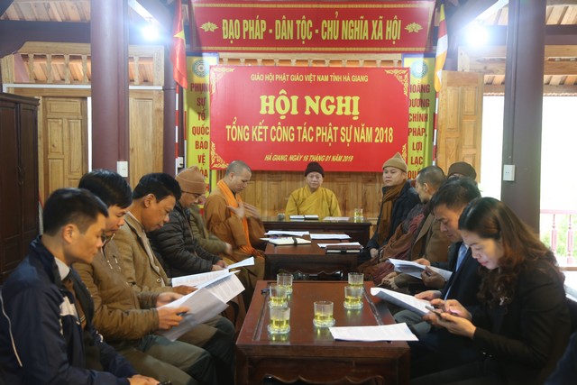 Hà Giang: Tổng kết công tác - Triển khai công tác Phật sự năm 2018 - 2019