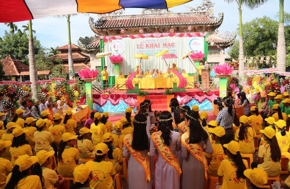 Hơn 700 trại sinh dự trại hè Phật giáo ở Xuân Lộc