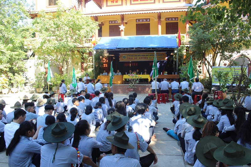 Quảng Nam: Ra mắt ban điều hành GĐPT Núi Thành và khai mạc trại hè A-Nô-Ma