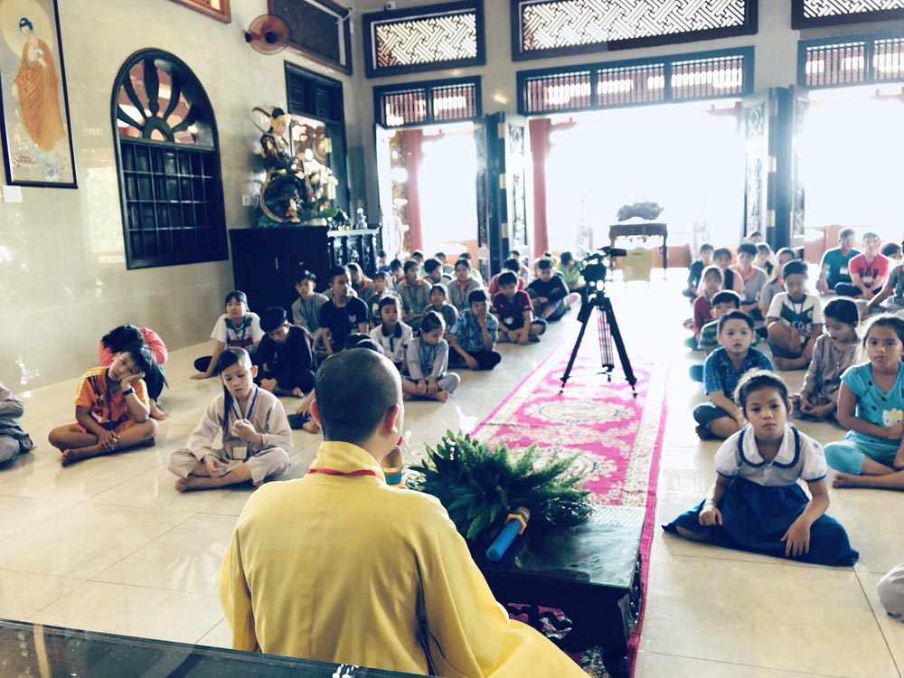 Vĩnh Long: Khoá tu mùa hè 2019 tại chùa Giác Long “Con Về Bên Phật”