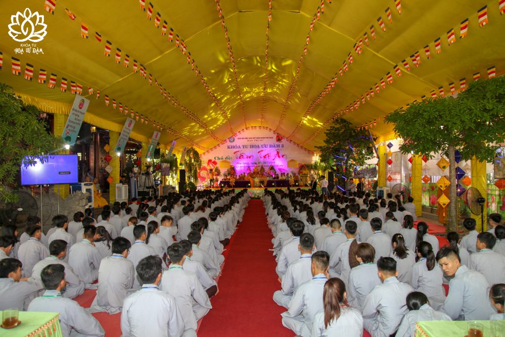 TT. Huế: Ban Trị sự Phật giáo huyện Phú Vang tổ chức lễ khai mạc khóa tu mùa hè Hoa Ưu Đàm 5 chủ đề: “Tâm Tri Ân”