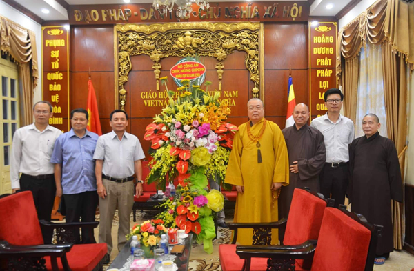 Hà Nội: Bộ Công an chúc mừng GHPGVN nhân Đại lễ Vu lan Báo Hiếu PL. 2563 – DL. 2019