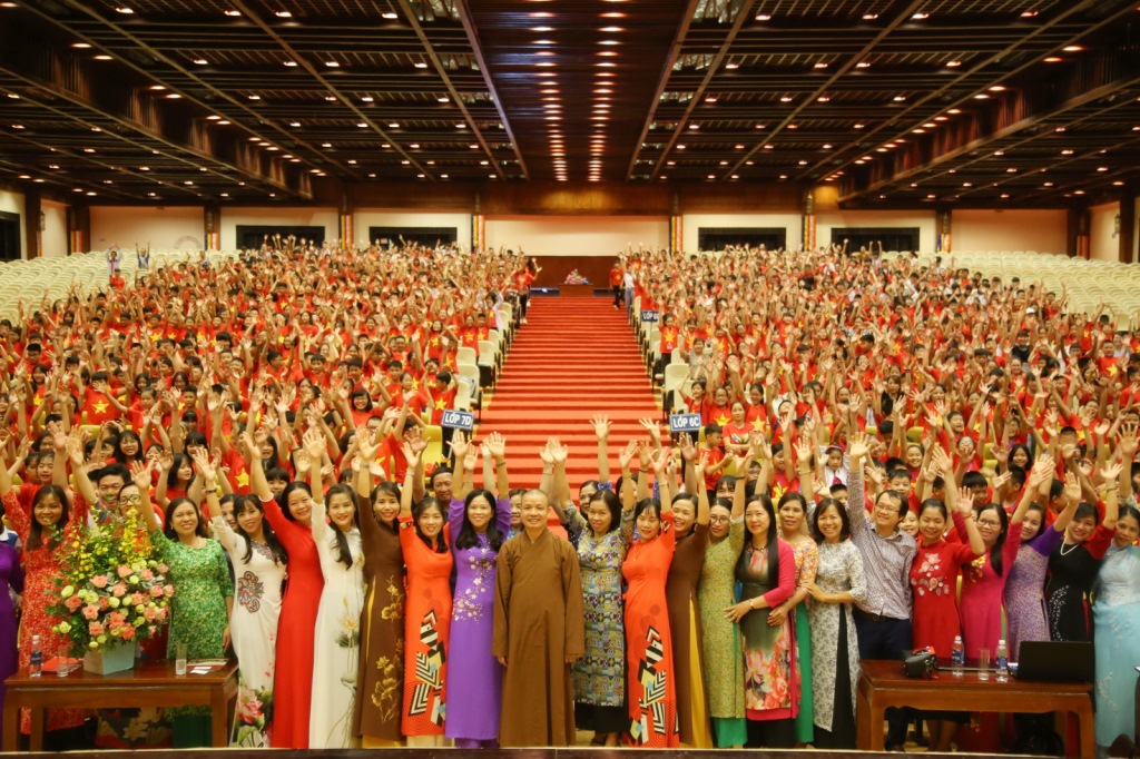 Ninh Bình: Hơn 1.200 học sinh học trải nghiệm sáng tạo tại chùa