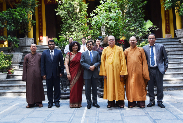 Hà Nội: Ngài Đại sứ Ấn Độ tại Việt Nam thăm Trung ương Giáo Hội Phật Giáo Việt Nam