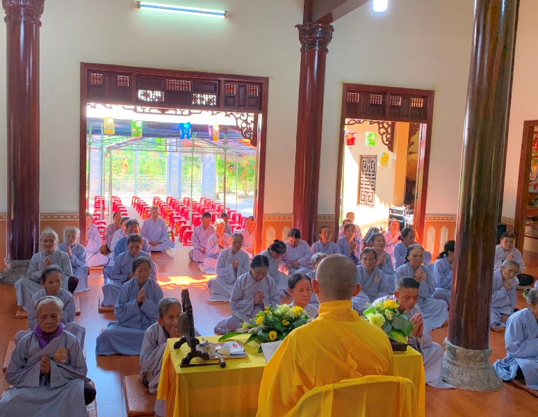 Quảng Nam: Phật giáo miền núi Nông Sơn tổ chức khóa tu “Một ngày an lạc” lần thứ 2