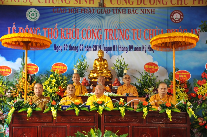 Bắc Ninh: Đại lễ động thổ khởi công trùng tu chùa Phúc An