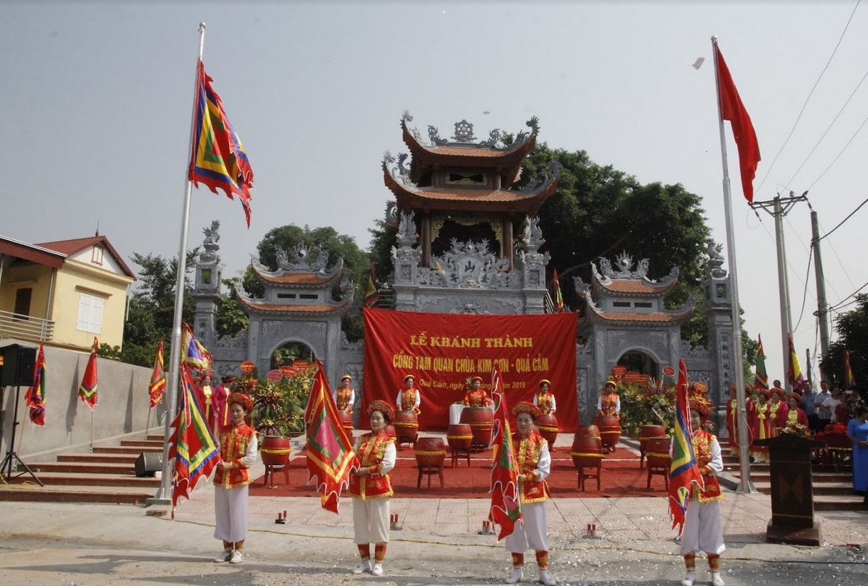 Bắc Ninh: Chùa Kim Sơn khánh thành tam quan, khai chuông