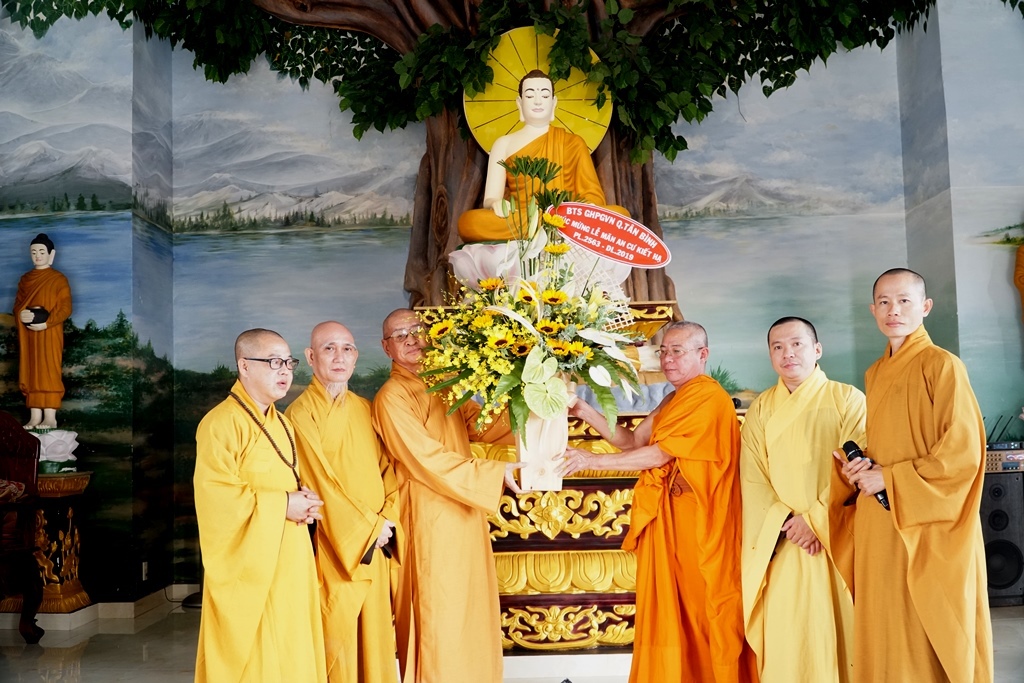 TP.HCM: BTS Q.Tân Bình thăm các cơ sở Phật giáo Nam tông