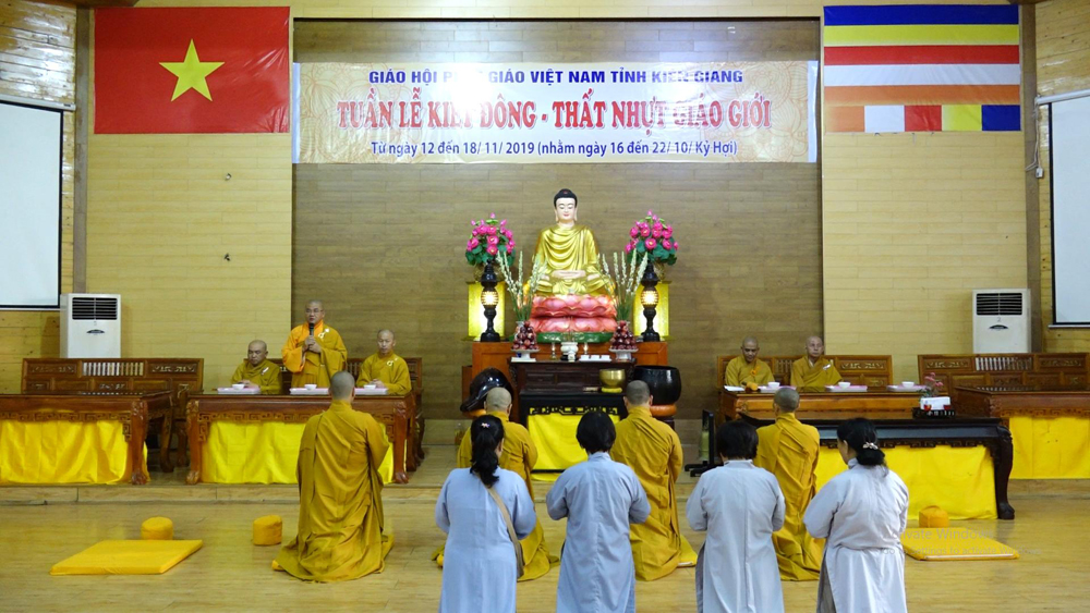Kiên Giang: Đạo tràng tổ đình Phật Quang cúng dường nhân tuần lễ “Kiết đông – Thất nhựt giáo giới”