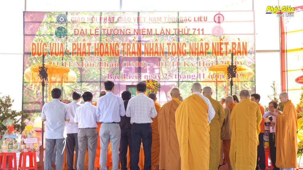 Bạc Liêu: Lễ Tưởng niệm lần thứ 711 Đức vua – Phật Hoàng Trần Nhân Tông nhập Niết bàn (1308 – 2019) tại Thiện viện Trúc Lâm Bạc Liêu