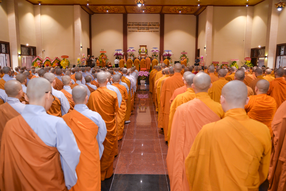 TP.HCM: Trang nghiêm tưởng niệm 711 năm ngày Phật hoàng Trần Nhân Tông nhập Niết bàn