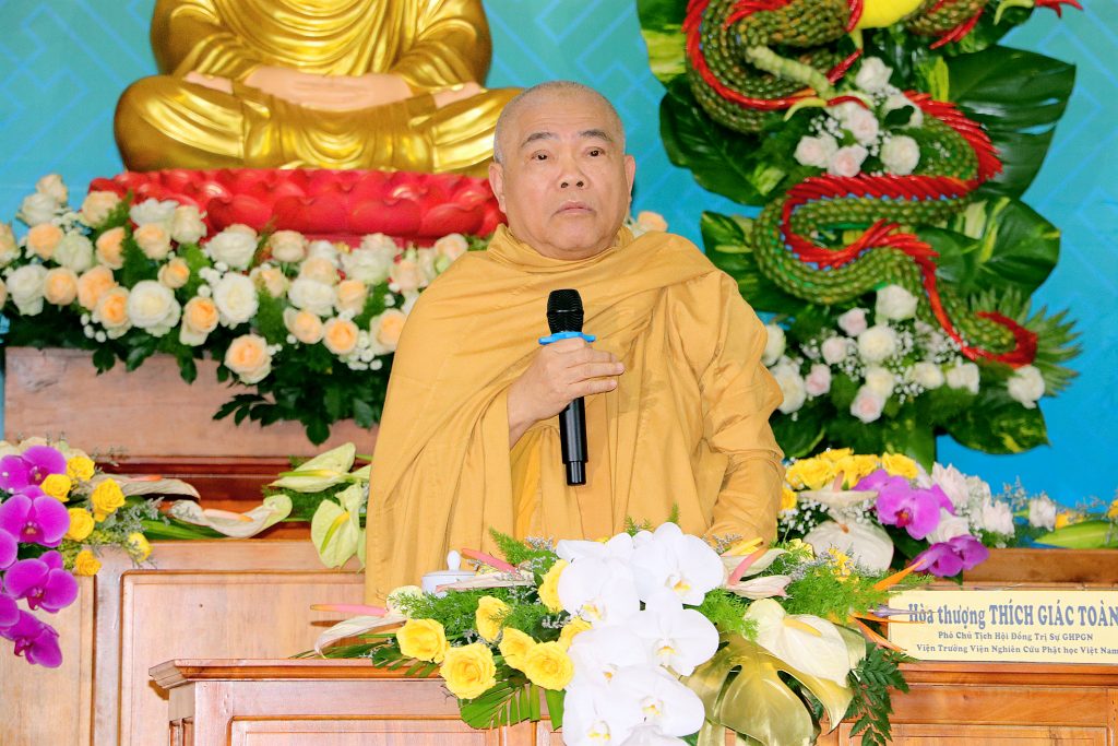 Long An: HT. Thích Giác Toàn đến thăm và chia sẻ “Kinh nghiệm về Thông tin Truyền thông Phật giáo”