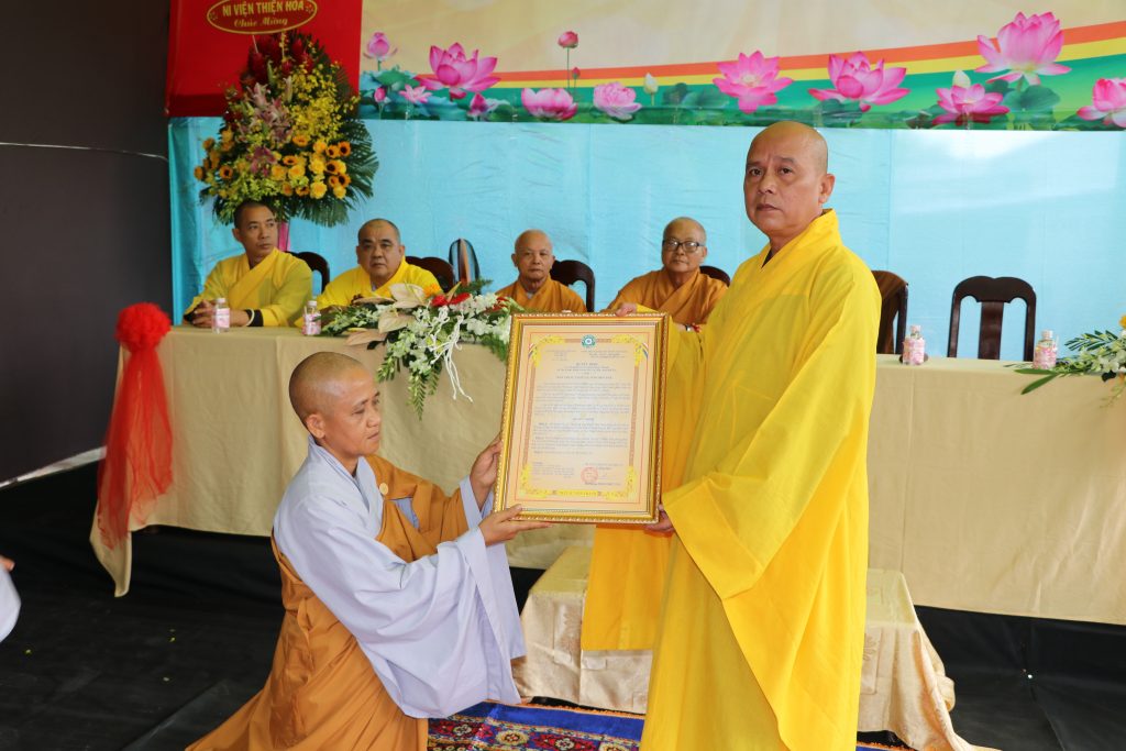 Bến Tre: Lễ trao Quyết định bổ nhiệm Trụ trì chùa Phước Thành, huyện Mỏ Cày Bắc