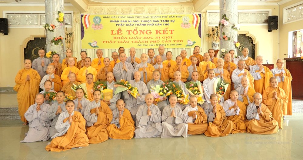 Cần Thơ : Lễ tổng kết khóa luật học Ni giới Phật giáo