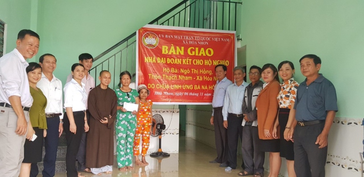 Đà Nẵng: Chùa Linh Ứng – Bà Nà trao tặng nhà tình nghĩa tại xã Hòa Nhơn