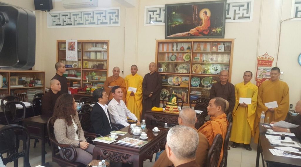 Khánh Hòa: Ban Trị sự Phật giáo tỉnh tiễn Chư Tăng đi làm Phật sự tại huyện đảo Trường Sa