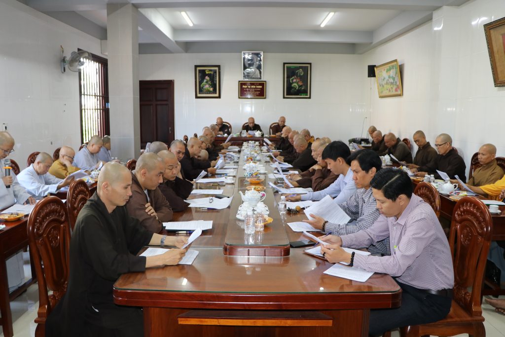 Bến Tre: Ban Trị sự GHPGVN tỉnh họp báo cáo tổng kết công tác Phật sự năm 2019