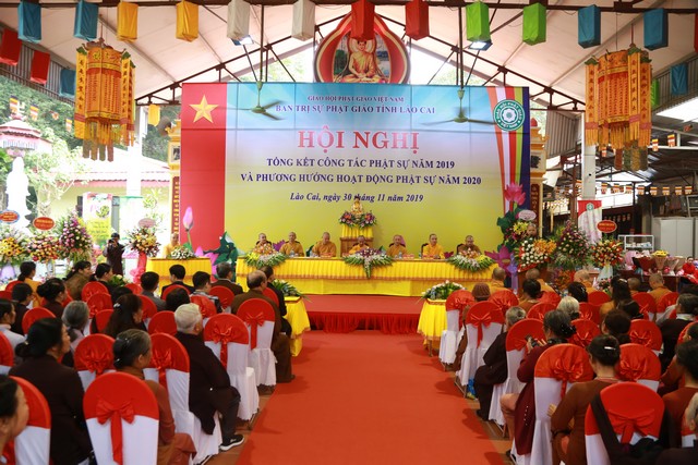 Lào Cai: Hội nghị tổng kết công tác Phật sự 2019 và phương hướng hoạt động 2020