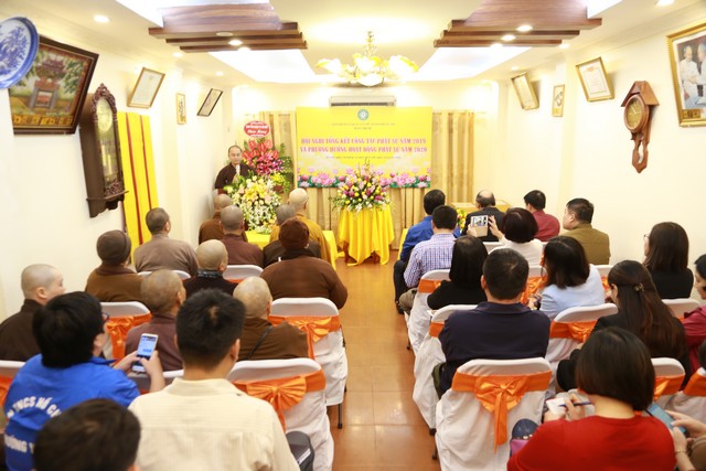 Hà Nội: BTS PG Quận Tây Hồ, Tổng kết công tác 2019 – Triển khai chương trình công tác Phật sự năm 2020