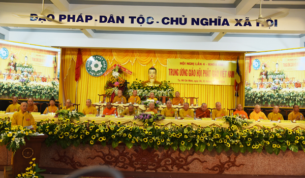 TP. Hồ Chí Minh: Hội Nghị lần thứ 4 – khoá VIII Trung ương Giáo hội Phật giáo Việt Nam