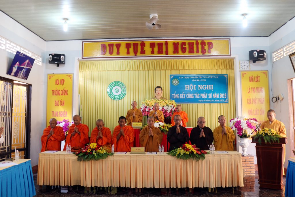 Trà Vinh: Phật giáo tỉnh tổ chức Hội nghị tổng kết công tác Phật sự năm 2019
