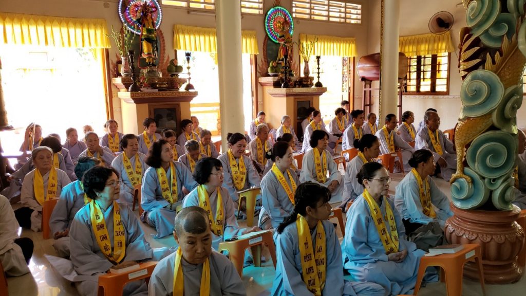 Tiền Giang: Khai giảng Khóa tu Niệm Phật đầu năm Canh Tý tại tổ đình Linh Bửu – huyện Tân Phú Đông