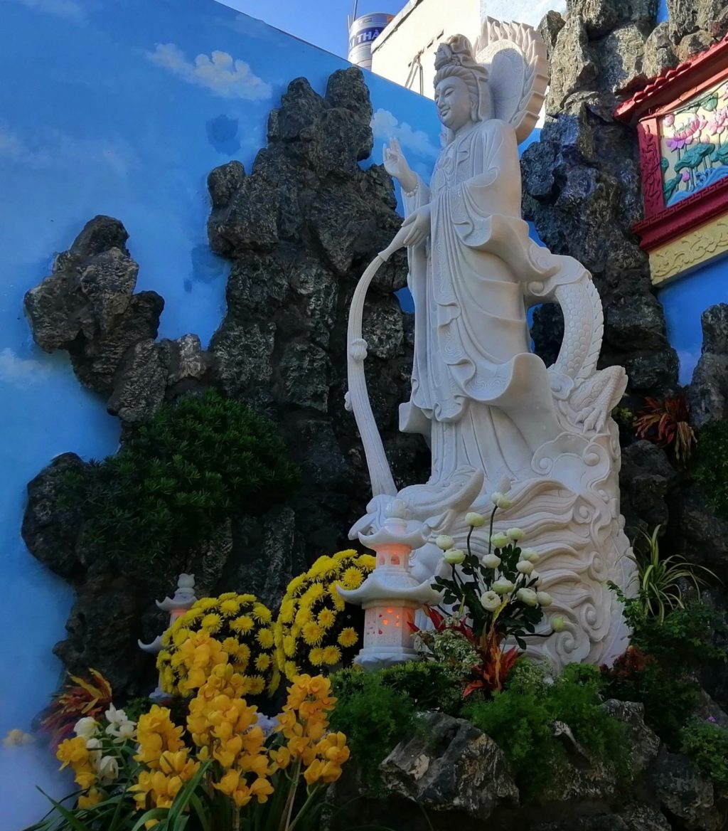 TP.HCM: Trang nghiêm lễ an vị Tôn tượng Bồ tát Quán Thế Âm tại chùa Hòa Khánh