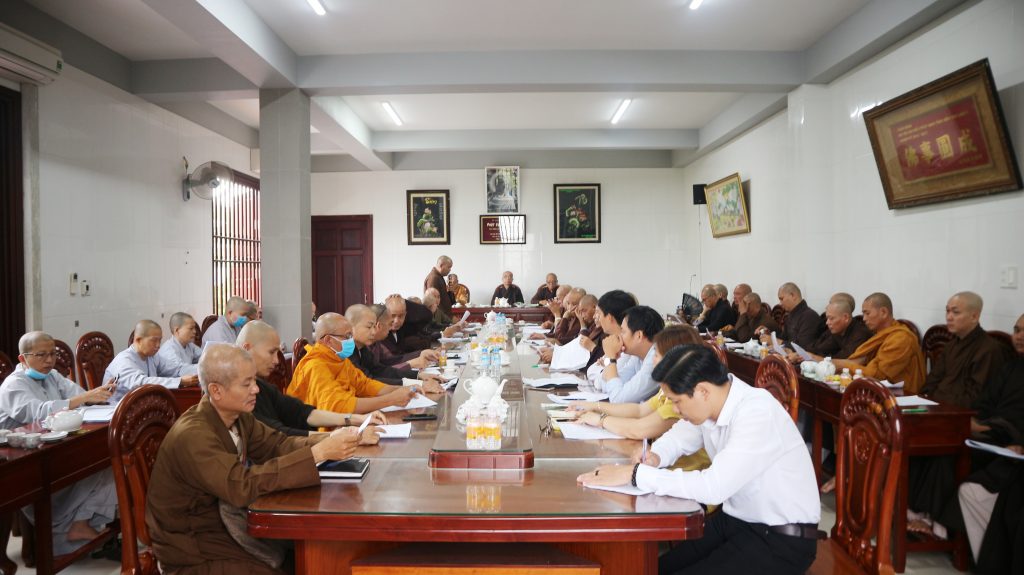 Bến Tre: Ban Trị Sự GHPGVN tỉnh họp báo cáo công tác Phật sự quý I, năm 2020