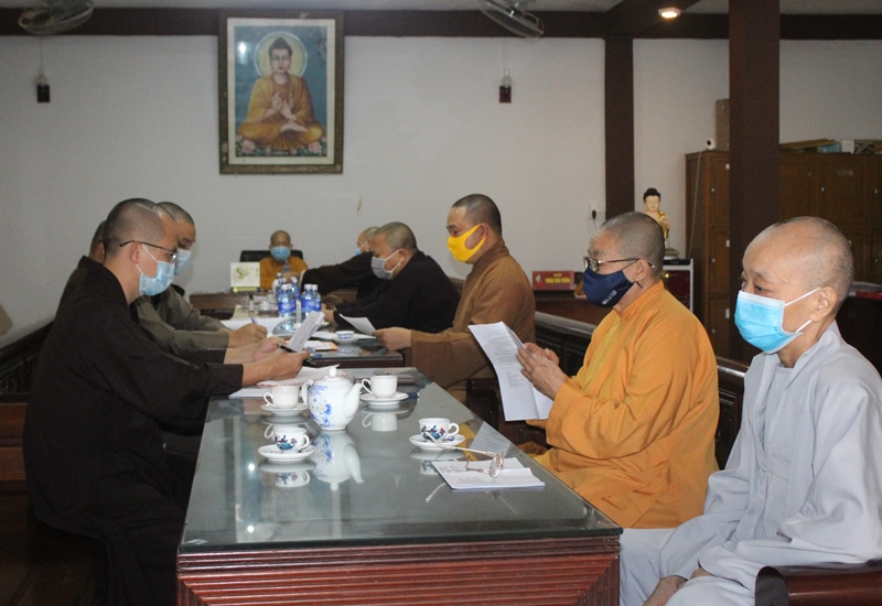 Quảng Nam: Thường trực BTS PG tỉnh họp bàn tổ chức Đại lễ Phật đản PL.2564