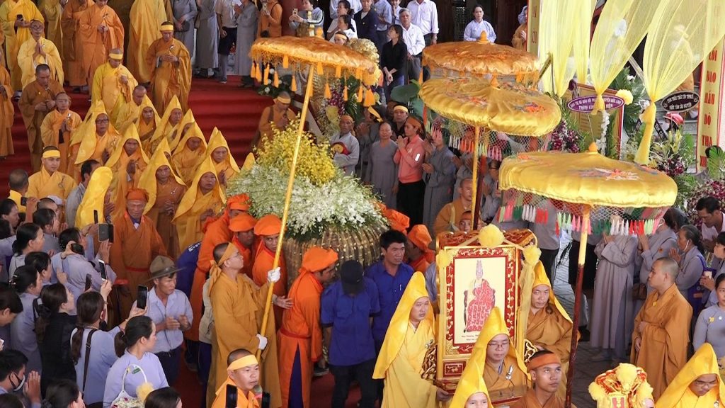 Quảng Nam: Lễ truy niệm, phụng tống kim quan cố Trưởng lão Hòa thượng Thích Trừng Khiết nhập bảo tháp