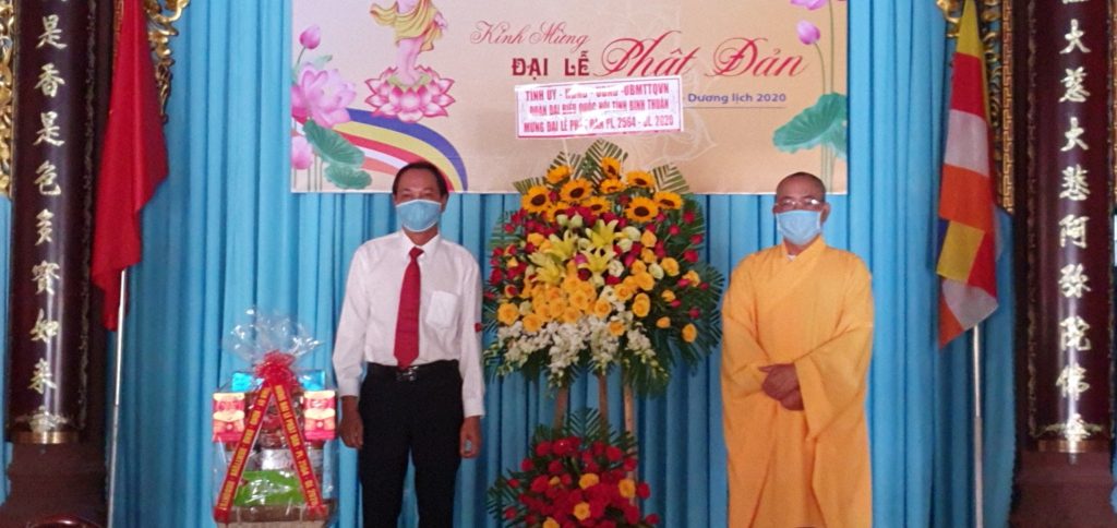 Bình Thuận: Lãnh đạo Chính quyền tỉnh thăm và chúc mừng Phật Đản PL.2564- DL.2020
