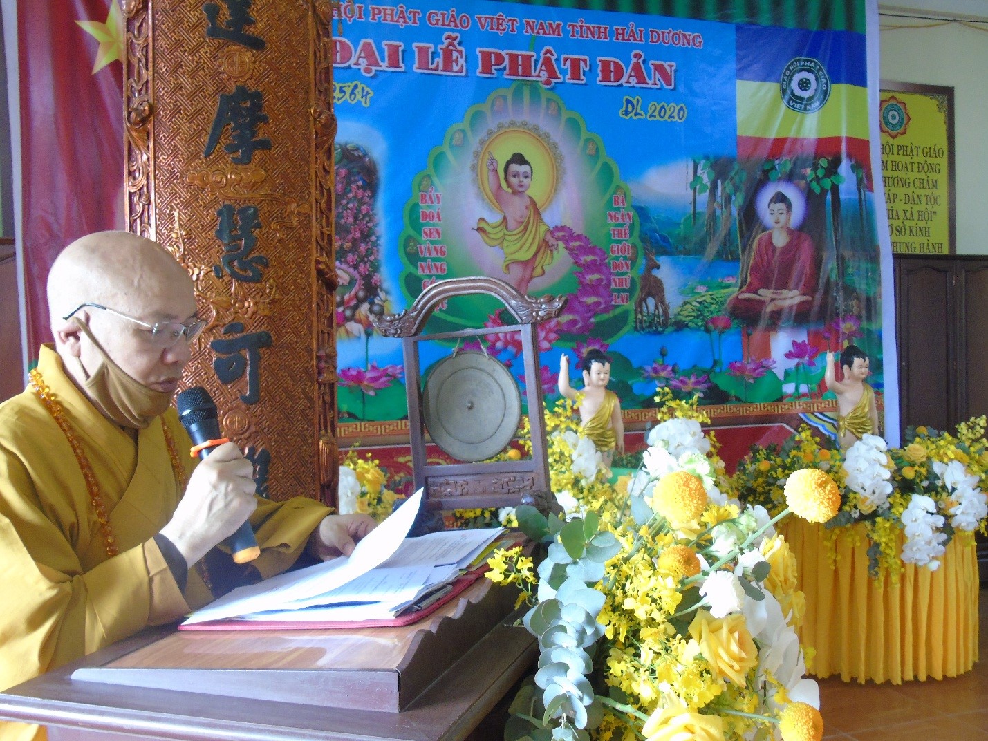 Lễ Phật đản nội bộ PL2564 của Phật giáo tỉnh Hải Dương