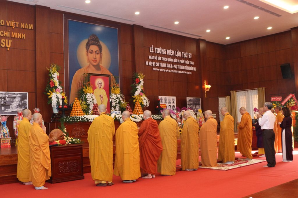 TP. HCM: Trang nghiêm lễ tưởng niệm 57 năm Bồ tát Thích Quảng Đức vị pháp thiêu thân