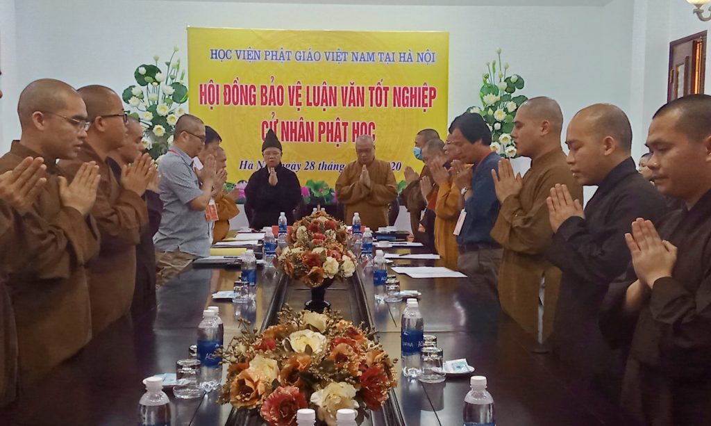 Hà Nội: Học viện PGVN tổ chức bảo vệ Luận văn tốt nghiệp cho Tăng Ni sinh