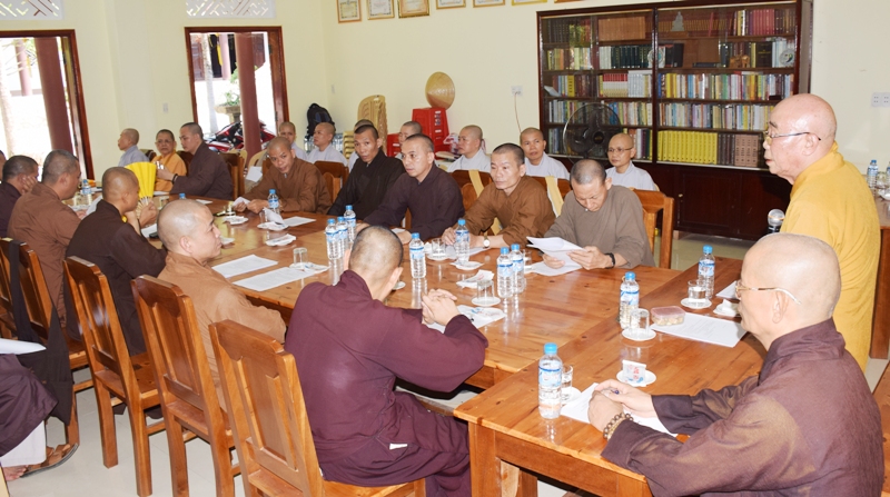 Quảng Trị: Ban Trị sự GHPGVN tỉnh tổ chức Hội nghị sơ kết Phật sự 6 tháng đầu năm 2020