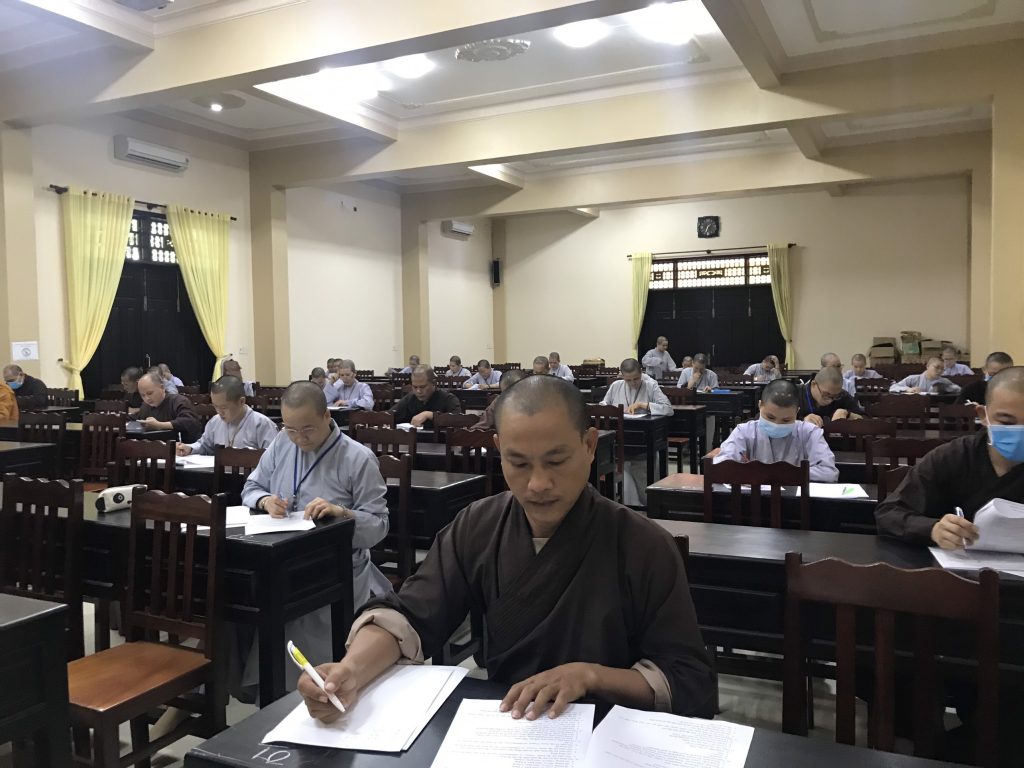 Tiền Giang: Trường Trung cấp Phật học tổ chức thi học kỳ 2 năm học 2019 – 2020 cho hệ Cao đẳng Phật học