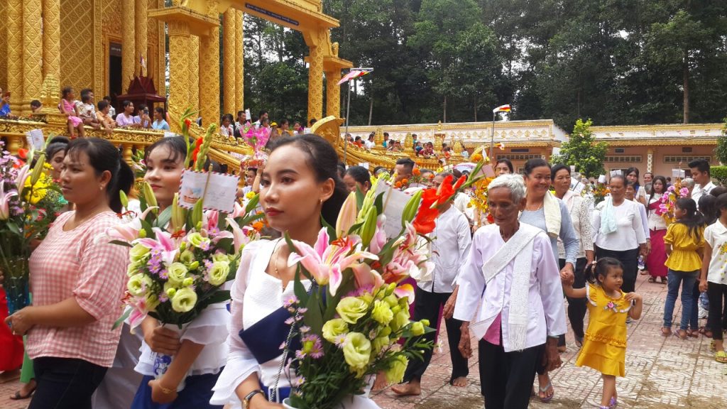 Trà Vinh: Lễ Dâng Y Kathina PL.2564 chùa Sa Tha Ram Kom Pong Sa La