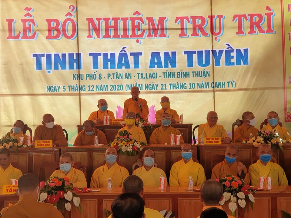 Bình Thuận: Lễ Bổ nhiệm ĐĐ. Thích Nguyên Huy trụ trì tịnh thất An Tuyền