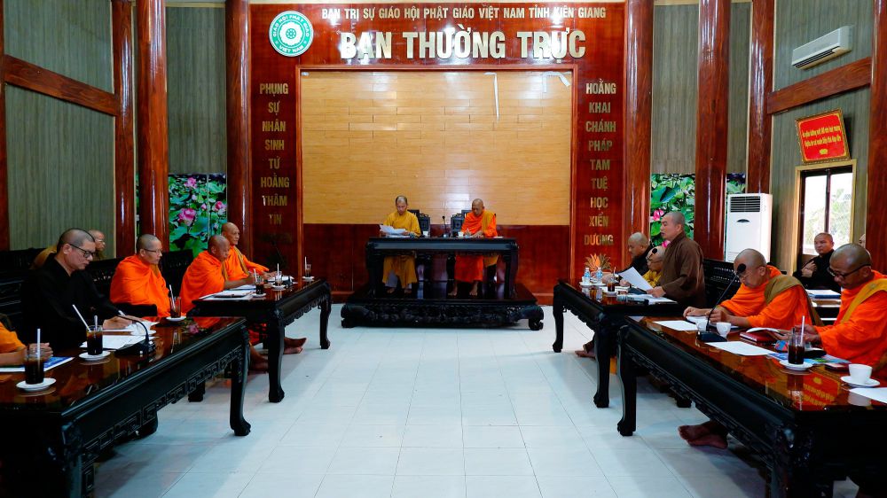 Kiên Giang: Hội nghị hiệp thương nhân sự giữa Thường trực BTS tỉnh với lãnh đạo BTS Phật giáo 15 huyện, thị, thành phố