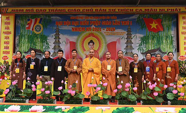 Lào Cai: Đại Hội Đại biểu Phật giáo lần thứ nhất huyện Bảo Thắng tỉnh Lào Cai nhiệm kỳ 2021 – 2026