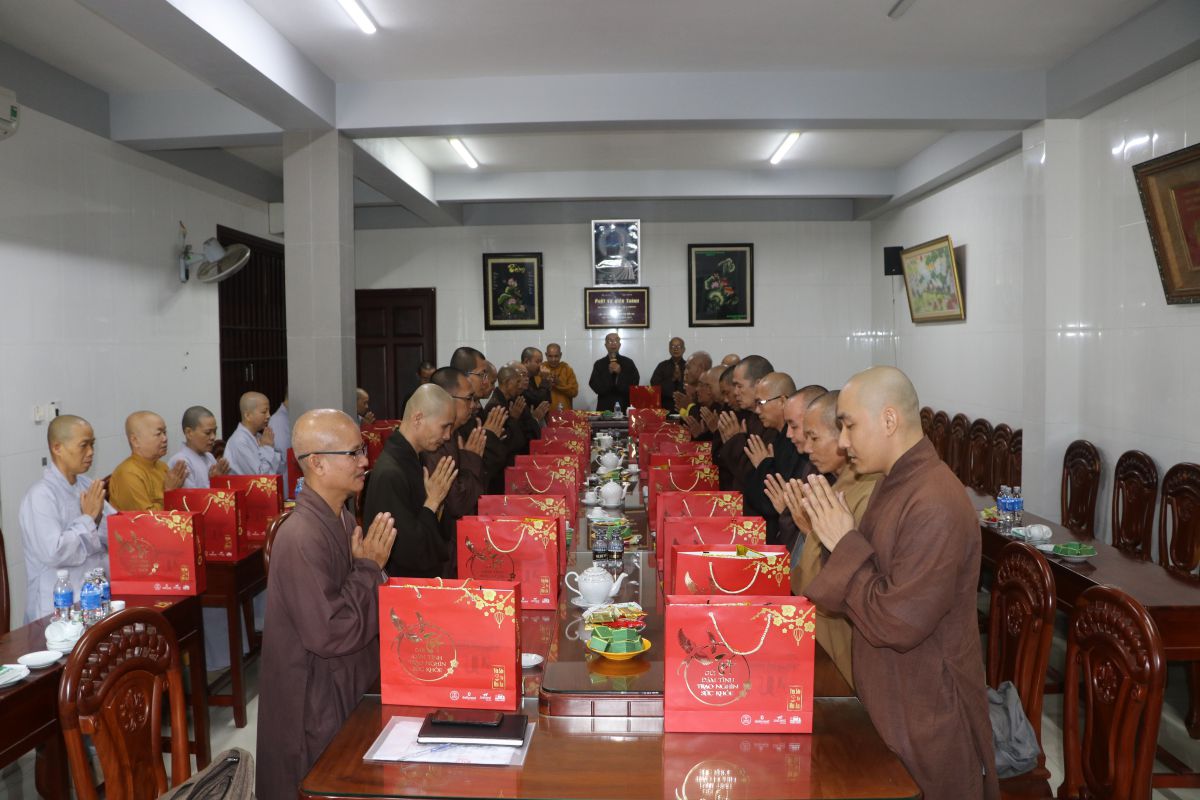 Bến Tre: Ban Trị sự GHPGVN tỉnh họp định kỳ công tác Phật sự đầu năm 2021