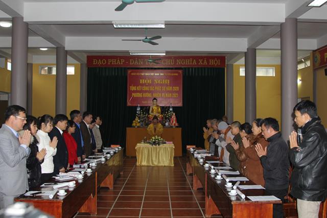 Tuyên Quang: Hội nghị Tổng kết – Triển khai công tác Phật sự năm 2020– 2021