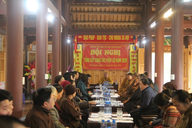 Hà Giang: Hội nghị Tổng kết – Triển khai công tác Phật sự năm 2020– 2021
