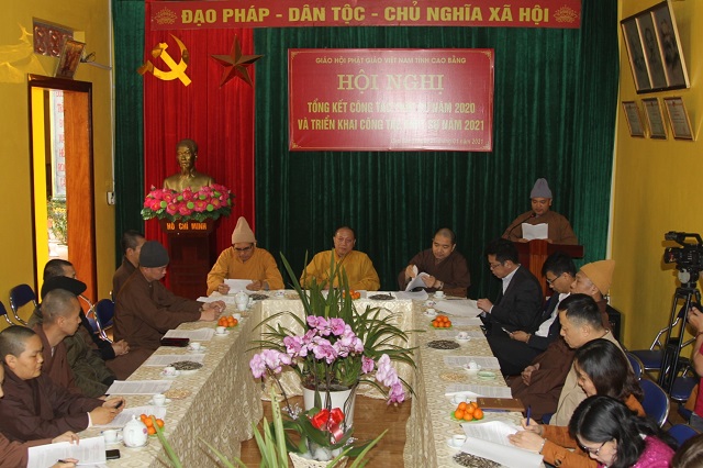 Cao Bằng: Hội nghị Tổng kết – Triển khai công tác Phật sự năm 2020– 2021
