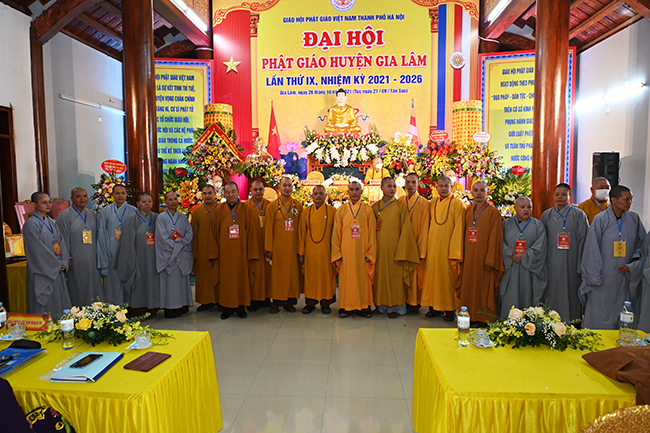 Hà Nội: Đại hội đại biểu Phật giáo Huyện Gia Lâm nhiệm kỳ 2021 - 2026