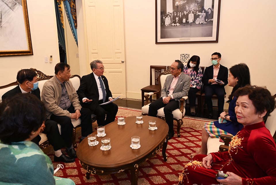 Đoàn Đại biểu Chi hội Hội hữu nghị Việt Nam - Thái Lan Tp.Hà Nội thăm Đại sứ Thái Lan tại Việt Nam