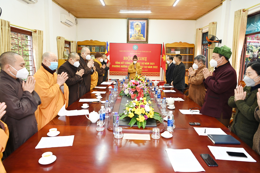 Lào cai: Tổng kết công tác Phật sự năm 2021