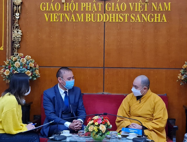 Phó Đại sứ Cộng hoà Kazakhstan tại Việt Nam thăm và làm việc với GHPGVN