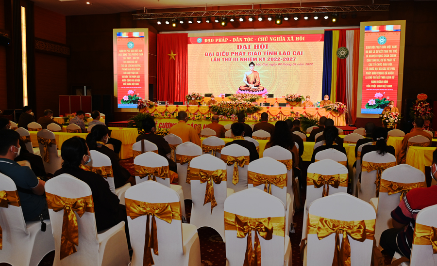 Đại hội trù bị Đại biểu Phật giáo tỉnh Lào Cai lần thứ III nhiệm kỳ 2022 - 2027